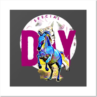 Special Day (cool horse) Posters and Art